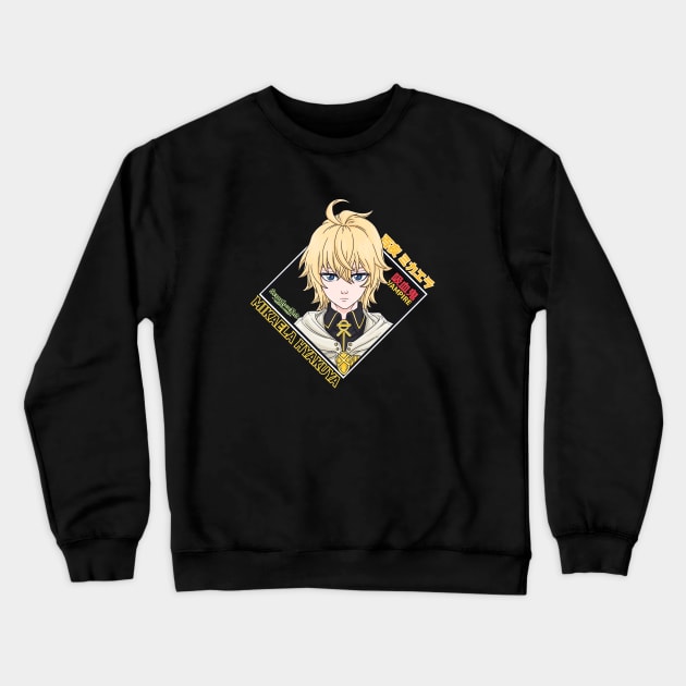 Mikaela Hyakuya Crewneck Sweatshirt by TeeTowArt